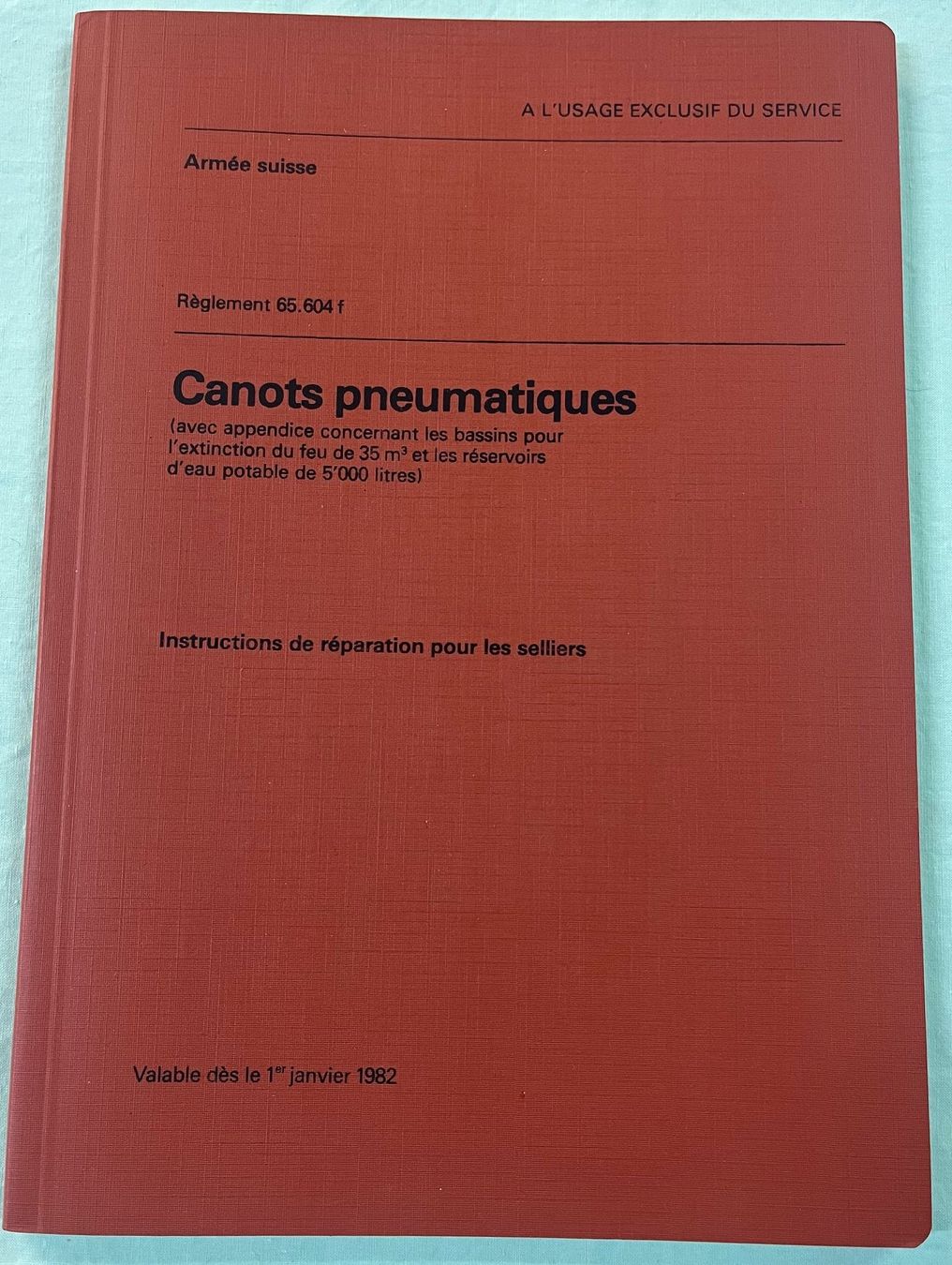 Libri: Reglement Schlauchboote / Ausgleichsbecken – Nuovo (secondo la descrizione) da Langenthal venduto da corner6