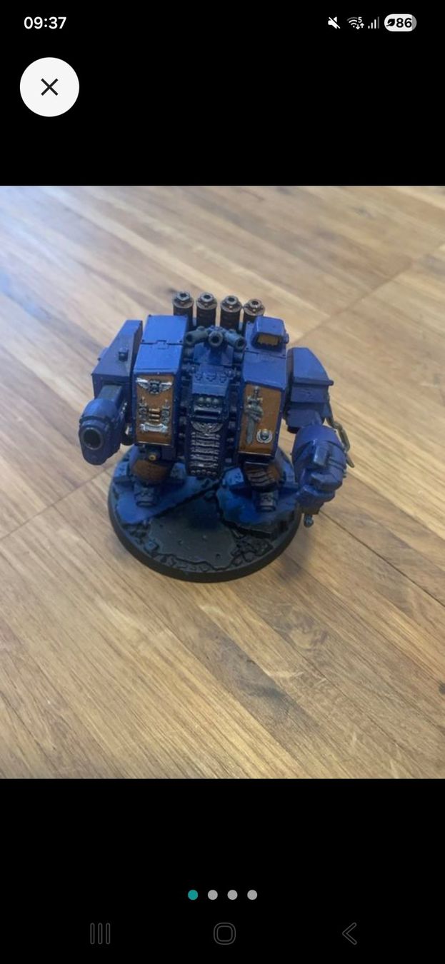 Kit di modellismo & Modellini statici: Warhammer 40k: Ehrwürdiger Cybot der Ultramarines – Usato da Rothrist venduto da Benj1990