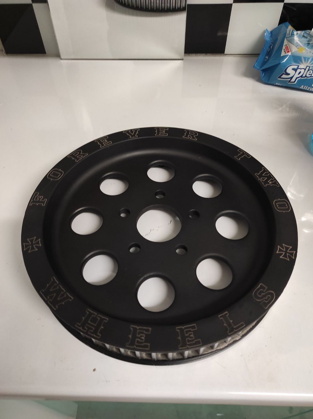 Harley-Davidson Alle Motorradersatzteile: Harley Davidson Pulley mit Gravur – Gebraucht aus Kriessern von Kurtela