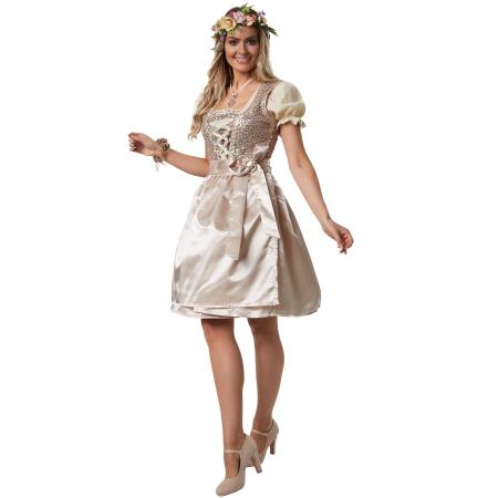 Damen Mini Dirndl Trachtenkleid Größe XL
