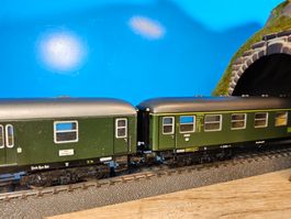 Märklin 4026 & 4022 _ D Zug Gepäckwagen mit Personenwagen H0