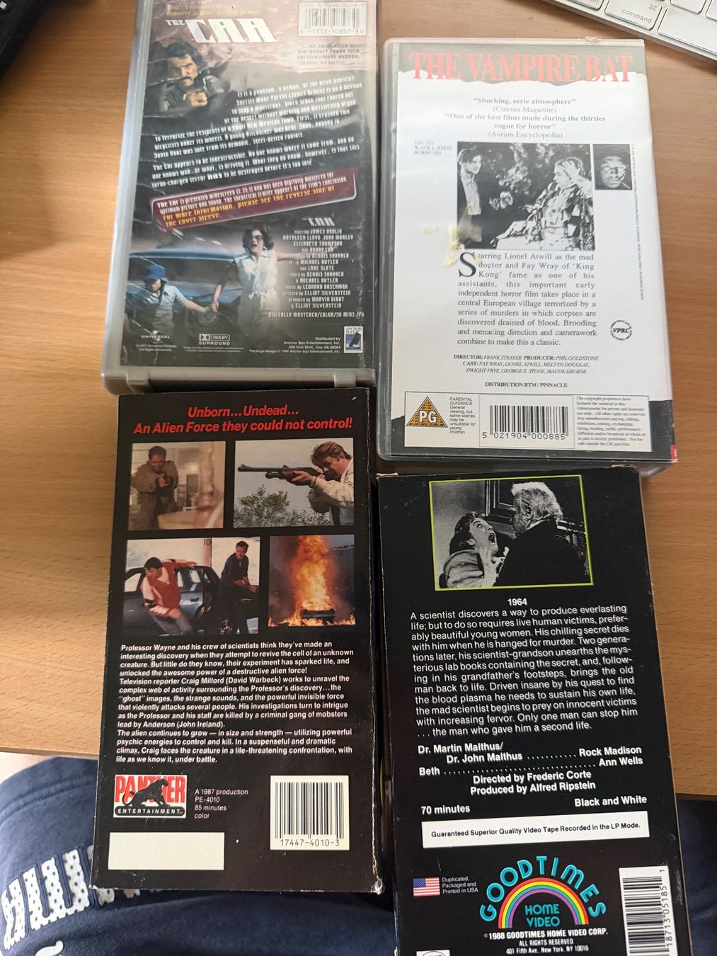 Tutti i VHS: 4 Horror Vhs USA NTSC – Usato da Minusio venduto da vertigoozBazar4u 2