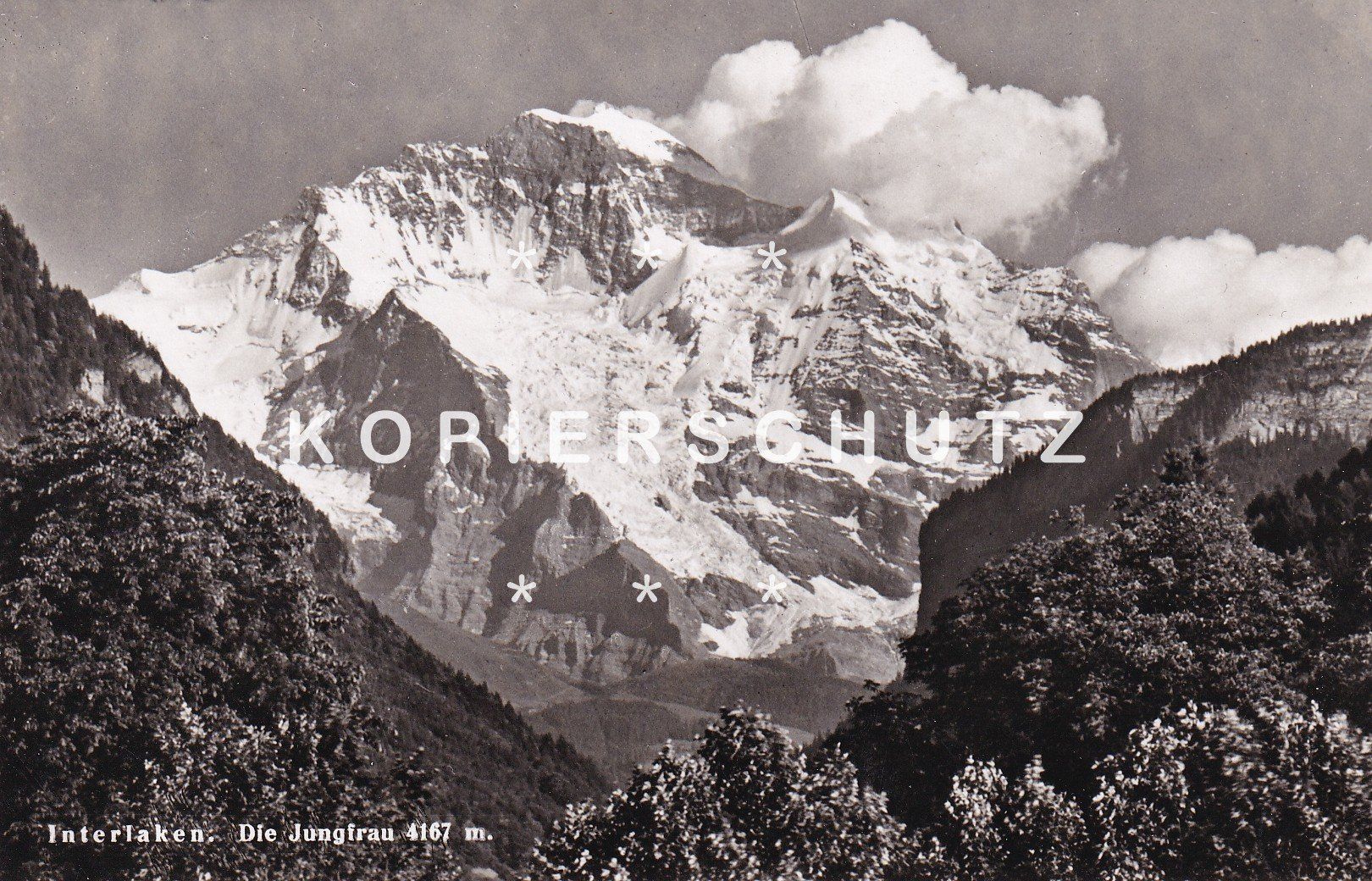 Cartoline postali: Die Jungfrau /bo – Usato da Hombrechtikon venduto da Rudolf07