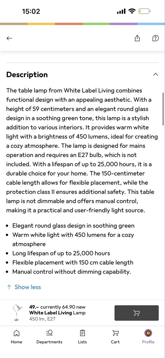 Lampade: Stylish lamp  – Usato da Basel venduto da VanBuyer2010 5