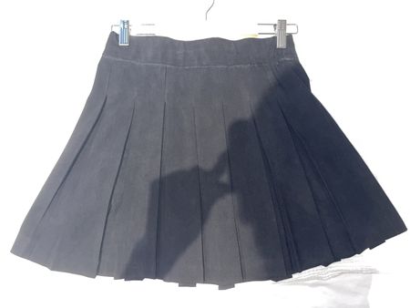 Rock Faltenrock Schwarz Grösse S  neu
