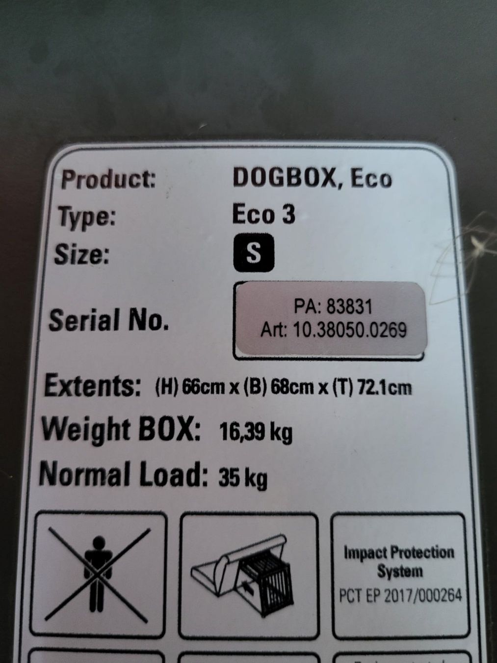 4pets Gabbie, trasporto & Sicurezza: Hundebox – Usato da Niederneunforn venduto da cigu87 3