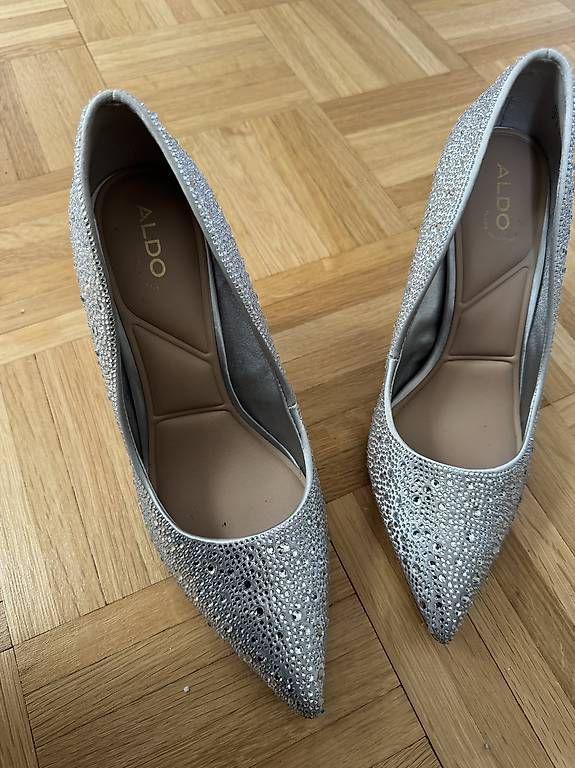 Aldo Scarpe da donna: ALDO Pumps silber mit Strasssteinen – Usato da Ettingen venduto da ber_2ctq 1
