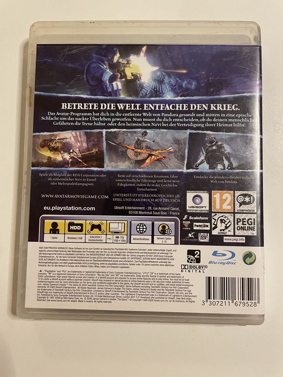 Sony Jeux: Avatar, Das Spiel, PS3 – D'occasion à Zürich par Bomboo 1
