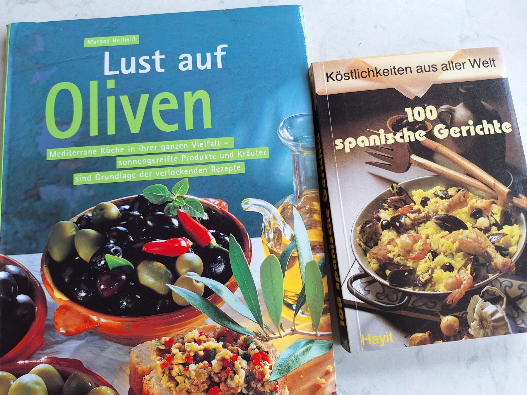 Libri: 2 STK MEDITERANE KOCHBÜCHER KOCHBUCH – Usato da Huttwil venduto da Kunterbuntli