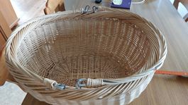 Grosse Ernte Korb aus Weide, oval