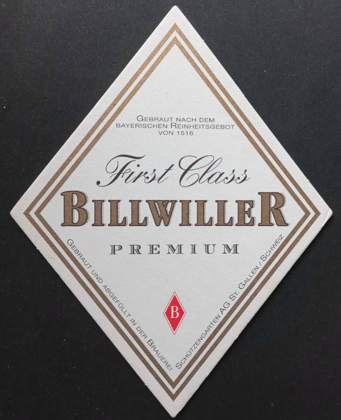 Sottobicchieri: Bierdeckel - Billwiler - CH – Usato da Niederuzwil venduto da lubimaja