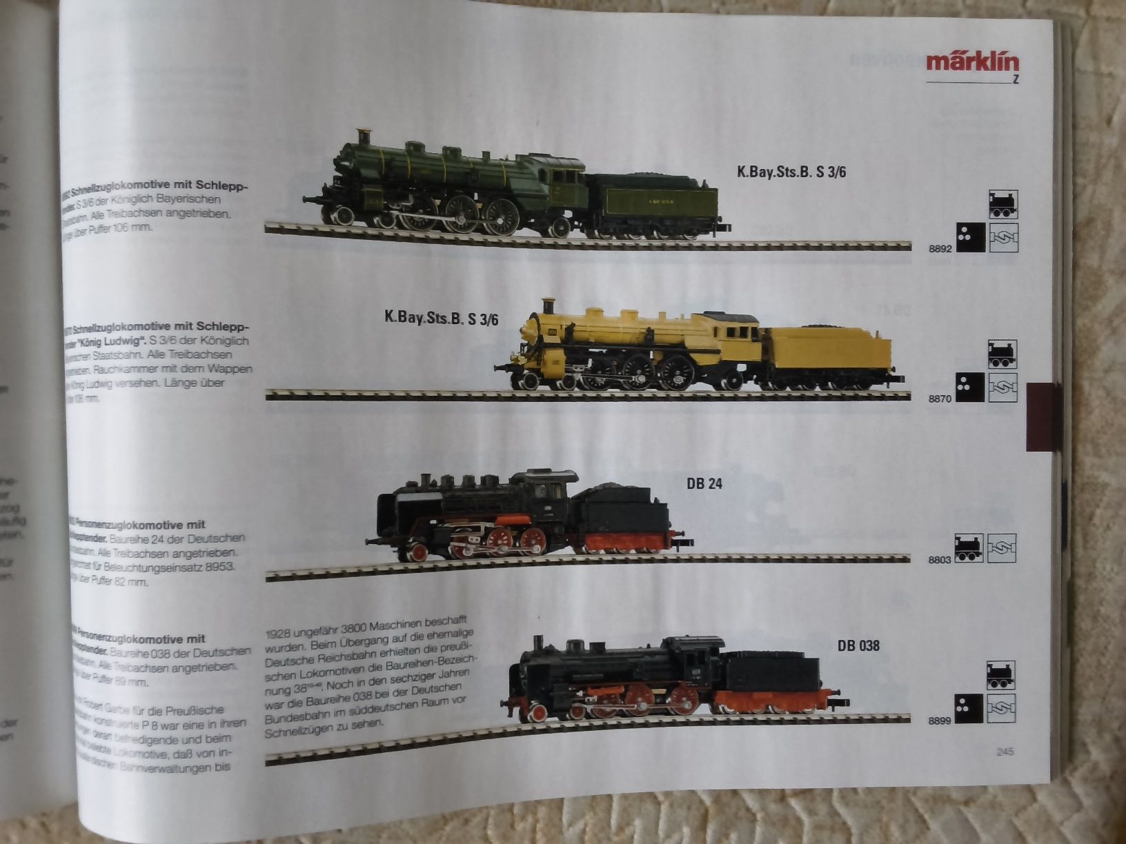 Livres: Märklin Gesamtkatalog 1993 – D'occasion à Hallau par histoiremerveilleuse 8