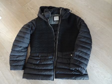 GEOX Jacke schwarz mit Kapuze Gr. 42