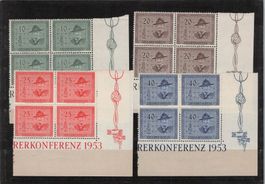 Pfadfinderkonferenz 1953 ,Nr.259-262** Postfrisch,Kat. 260.-