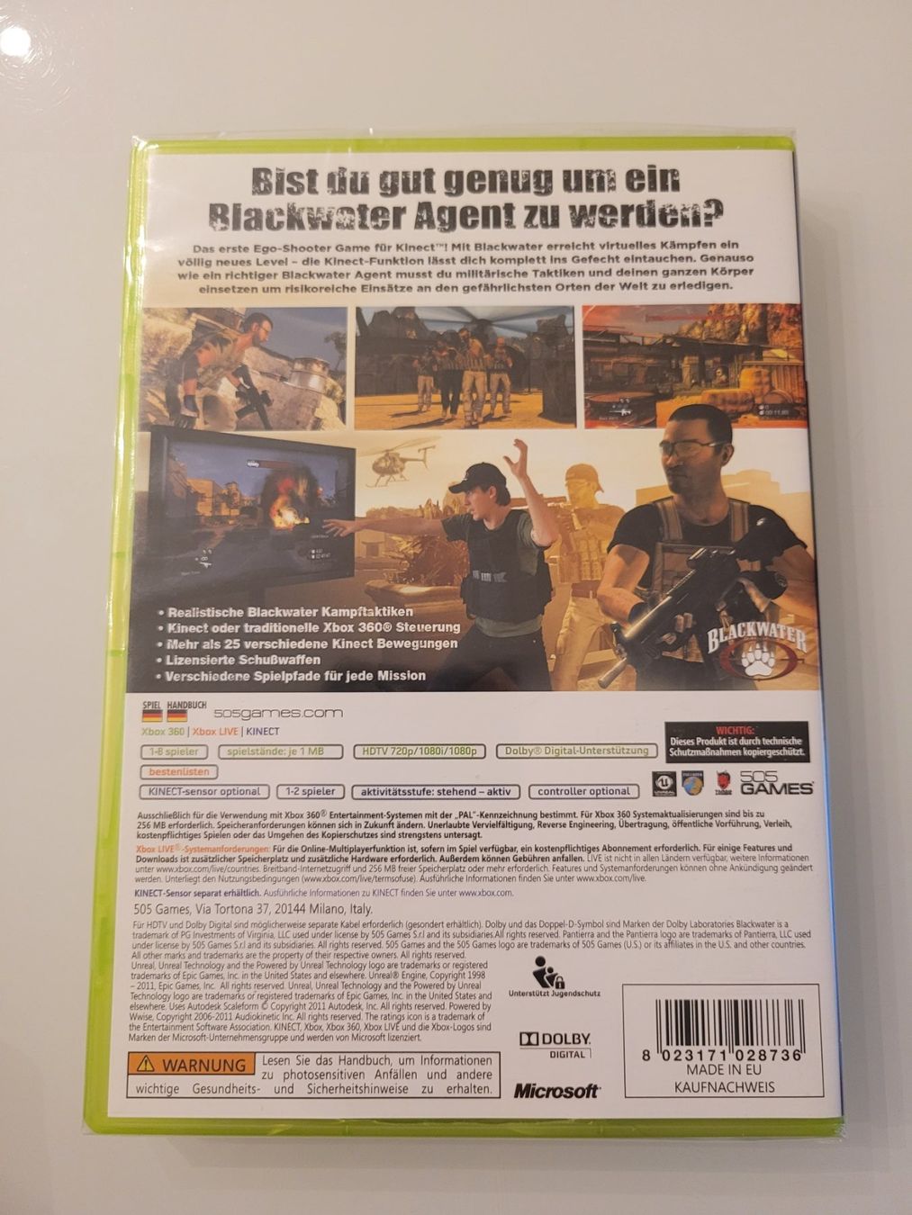 Giochi: Blackwater, KINECT (XBox 360), neu! – Nuovo e nell'imballaggio originale da Uezwil venduto da -Retrogames- 1