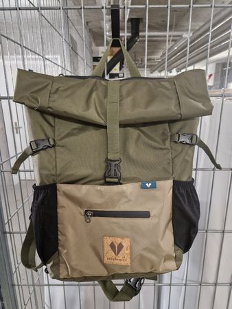 Rucksack "Bergmensch" khaki/beige neuwertig