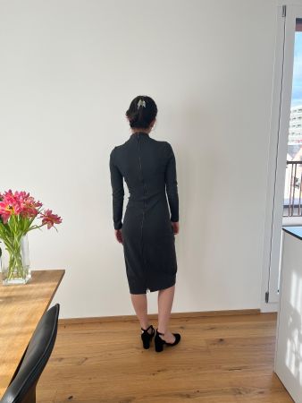 Iris&Ink Kleid, Bleistift, Grau, Gr. XS, Top Zustand!