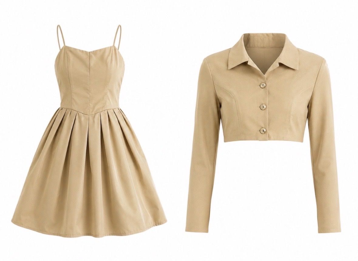 Shein Vestiti: Elegantes Kleid mit Bolero – Usato da Sevelen venduto da tracy95 1