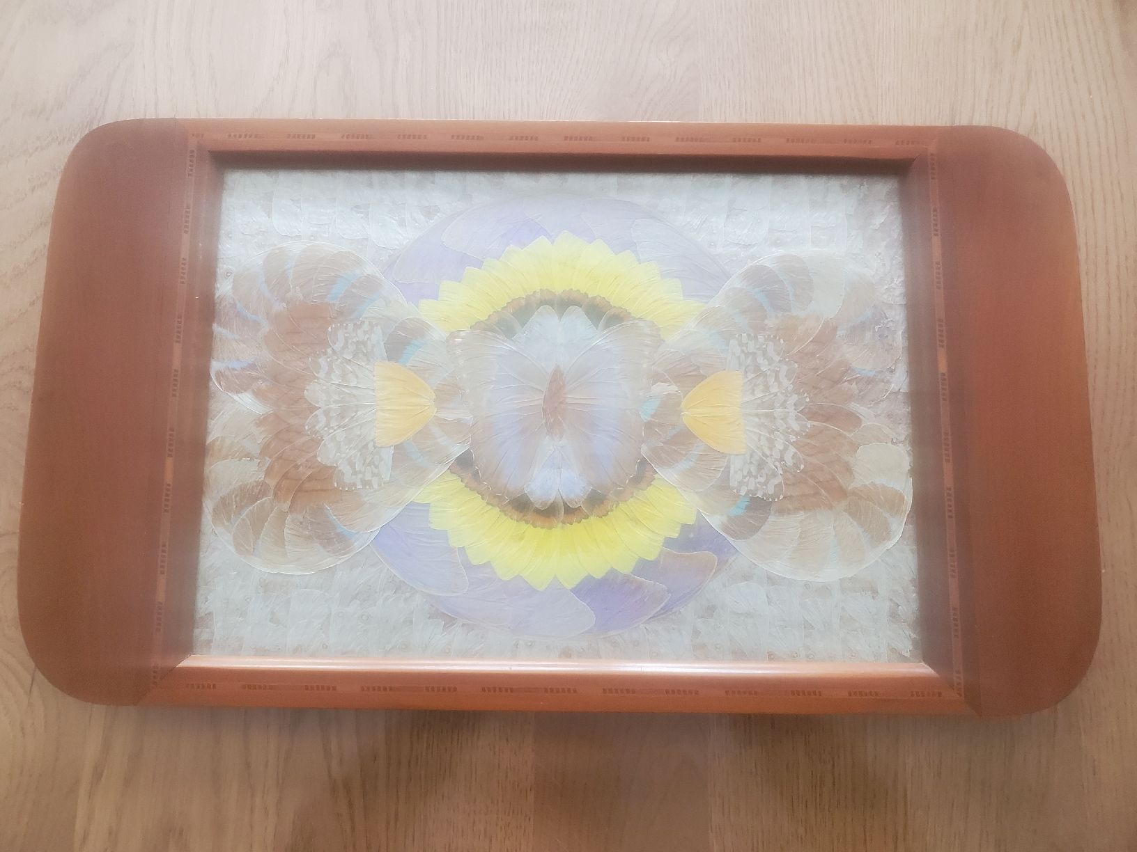 Dessous de verre: Antikes Schmetterlingsflügel-Tablett – D'occasion à Frauenfeld par BeneFull