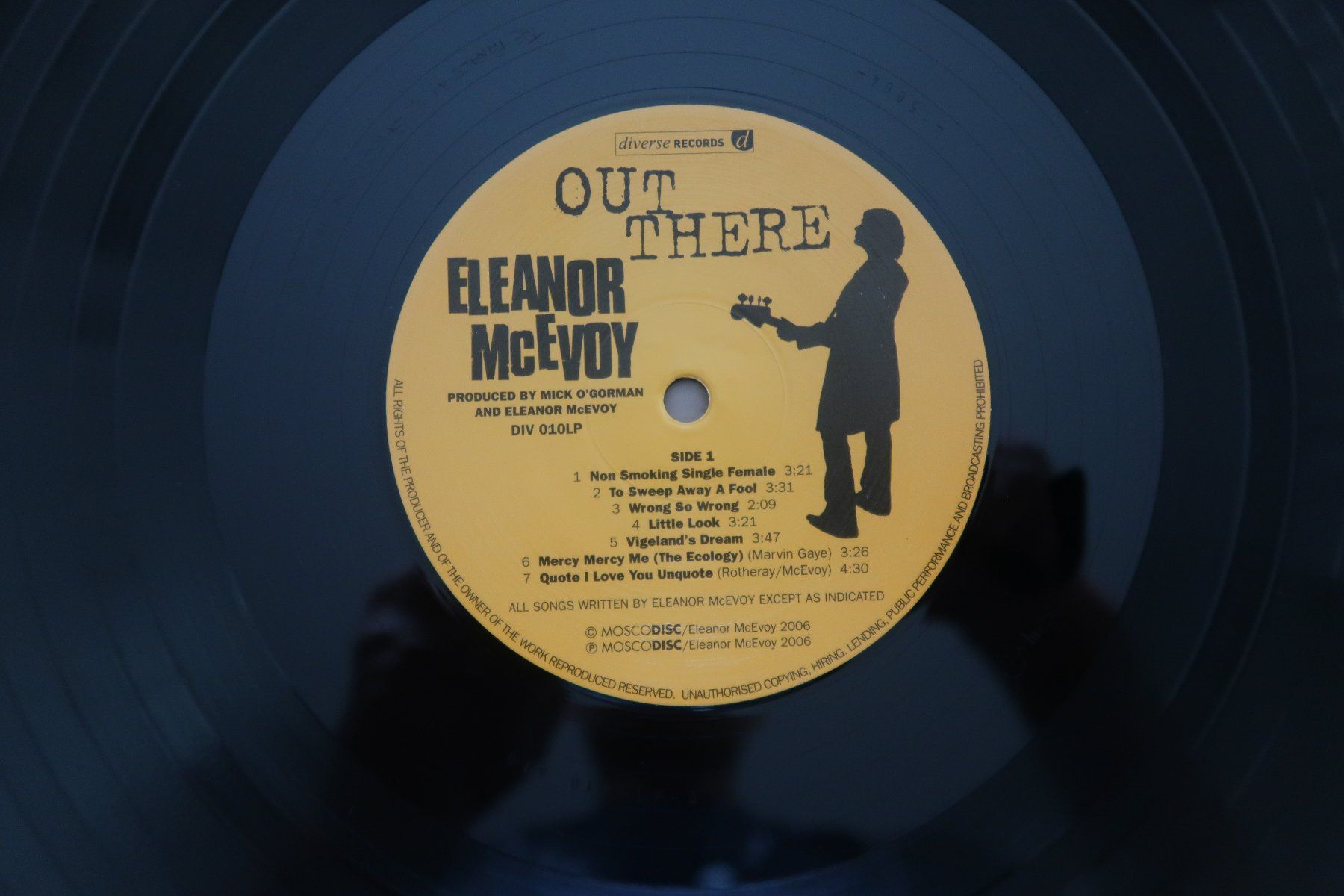 Schallplatten: ELEANOR McEVOY - OUT THERE - VINYL LP – Gebraucht aus Basel von Patiscat 2