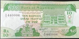 Mauritius 10 Rupees (1985) - non circ./unz