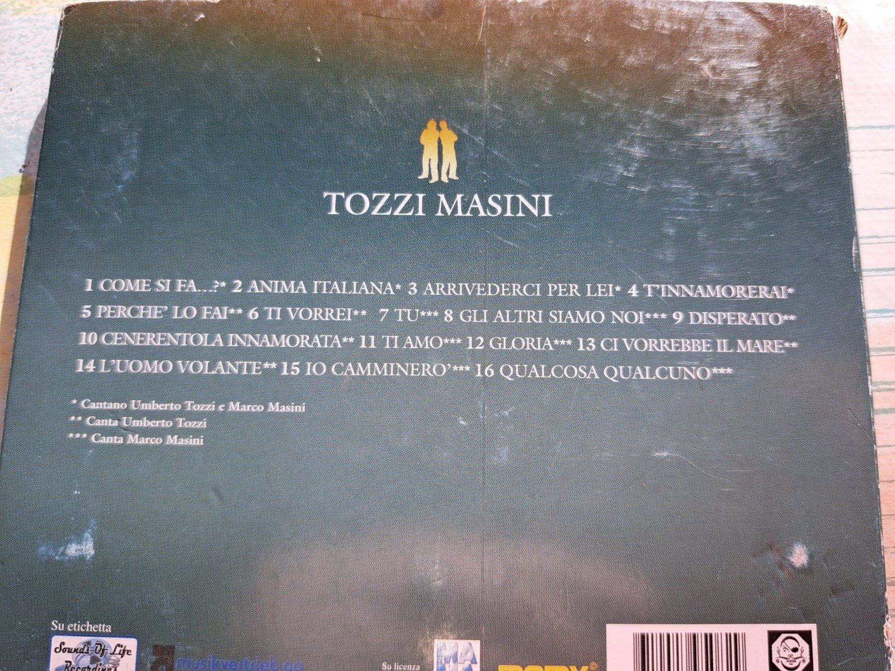 CD: Cd Umberto Tozzi - Marco Masini  – Usato da Pully venduto da bro_n52j 2