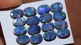 Australische Opal Dubletten 5.10Cts.