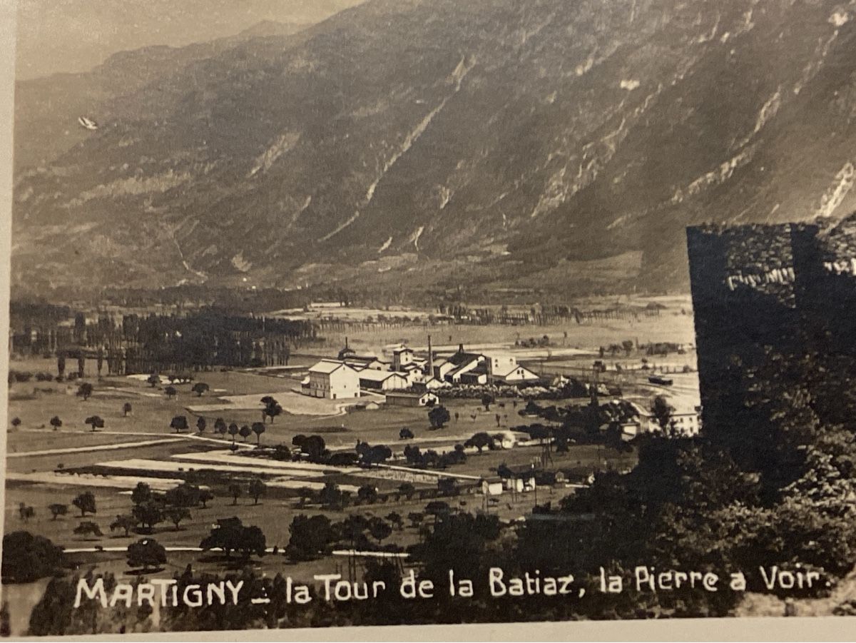 Ansichtskarten: Martigny la Batiaz – Gebraucht aus Luc (Ayent) von Rebouille 1