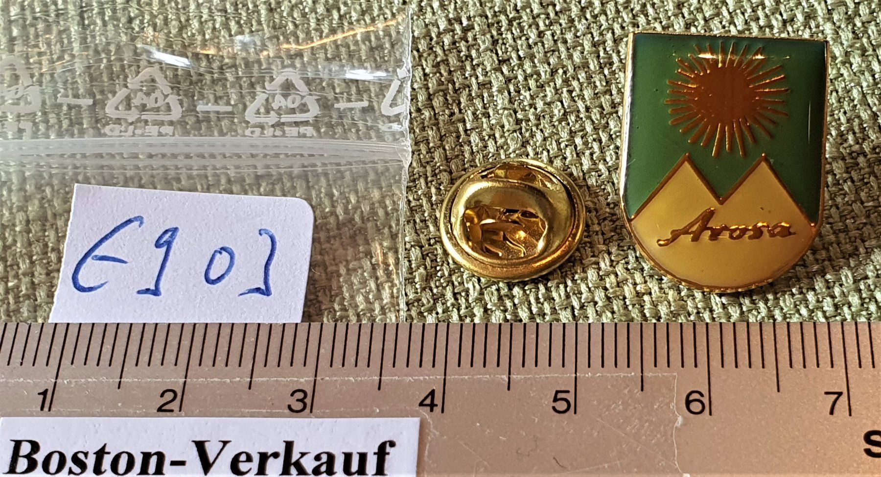 Placchette & Badge: E903 - Pin Arosa Sonne & Berge Suisse – Usato da Reinach BL venduto da Boston-Verkauf 2