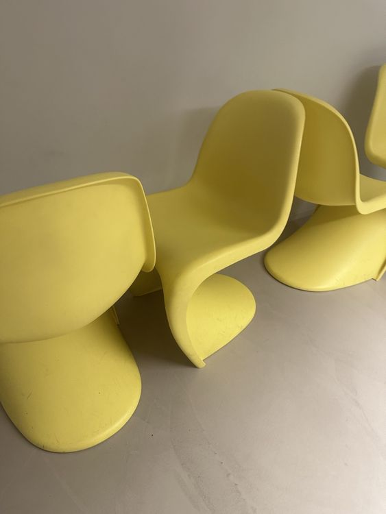 4 Vitra Panton Chairs buttergelb (Gebraucht) in Dagmersellen für CHF ...