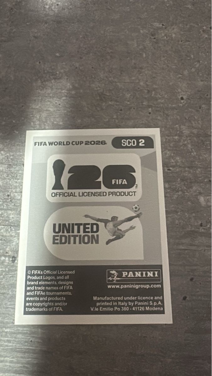 Panini Carte collezionabili: SCO 2 , FIFA WORLD CUP 2026 PANINI  – Nuovo (secondo la descrizione) da Frauenfeld venduto da 1PegPeg1 1
