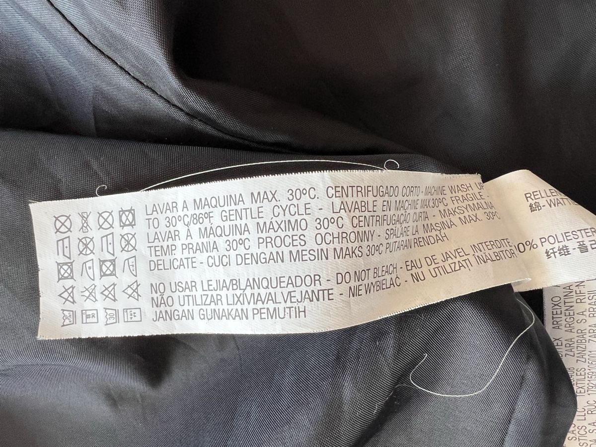 Zara Giacche: Steppjacke Zara Man, Gr. L silbergrau – Usato da Wolfwil venduto da Poulet60 4