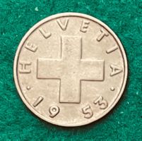1 centime / rappen suisse 1953