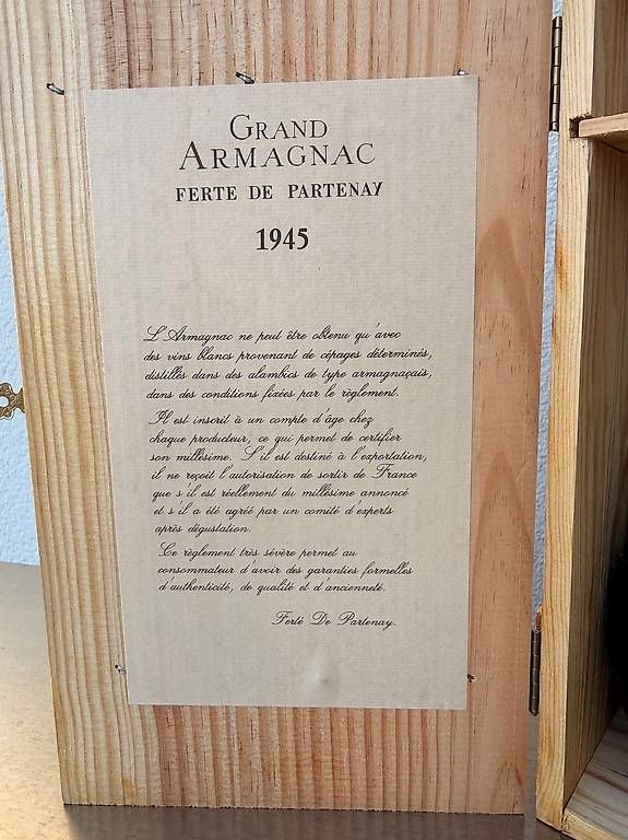 Spiritueux: Armagnac Ferte de Partenay 1945 – D'occasion à Hinwil par mar_7dnn 1