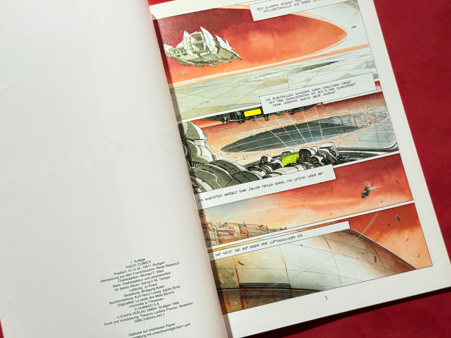 Fumetti: A Jodorowsky/Gimenez - Die Meta-Barone / Honorata /Klassiker – Usato da Zuerich venduto da SonderArt-Wertgut 1
