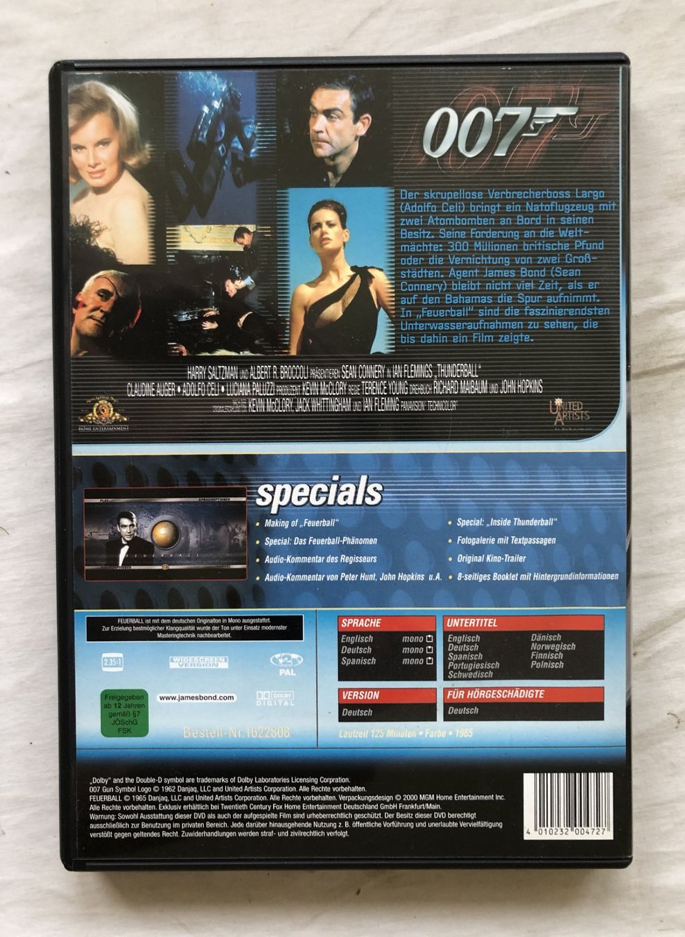 Tutti i DVDs: James Bond 007 - Feuerball - DVD - Special Edition – Usato da Schaffhausen venduto da durruti 2
