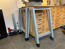 Pieds d'établi hauteur réglable pour équiper votre atelier