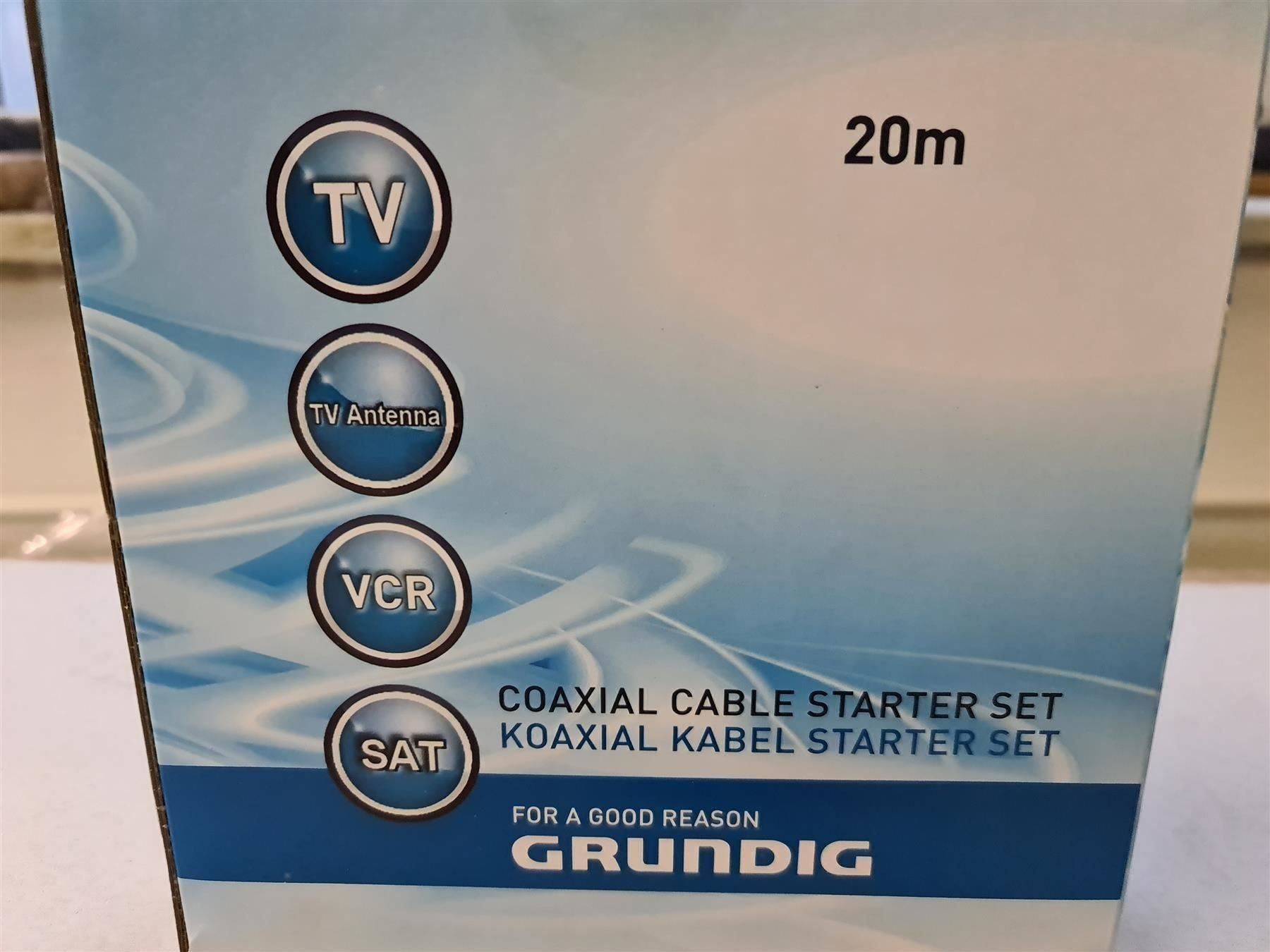 Kabel: Grundig Koaxial Kabel Starter Set 20m – Neu und originalverpackt aus Hütten von Nid0 4