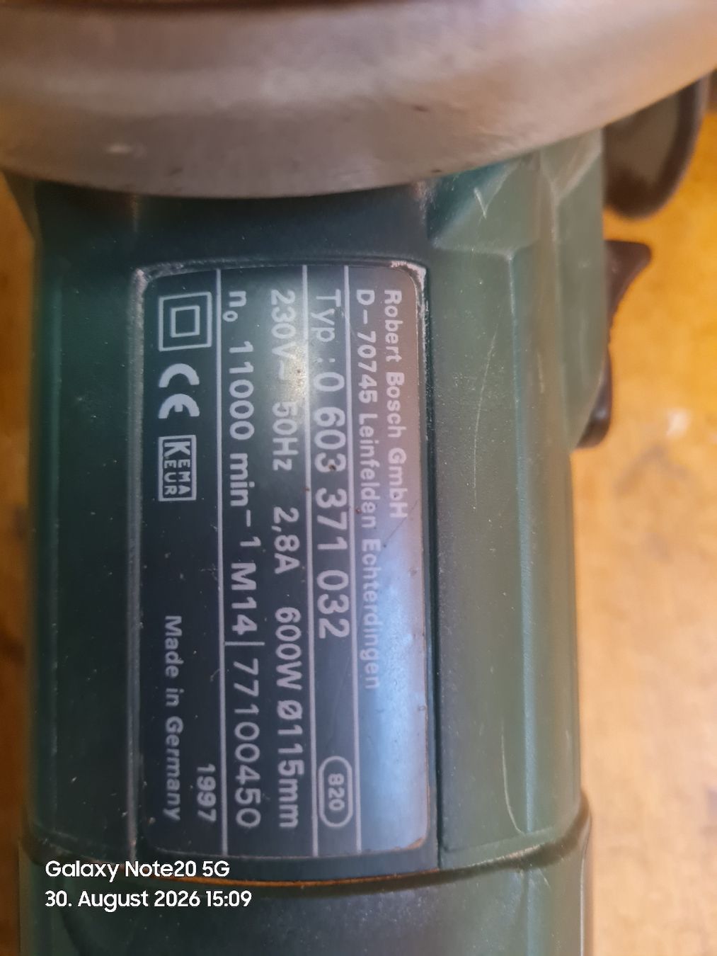 Bosch Smerigliatrici & Lucidatrici: Winkelschleifer PWS 600 – Usato da Aarau venduto da trs_v77n 3