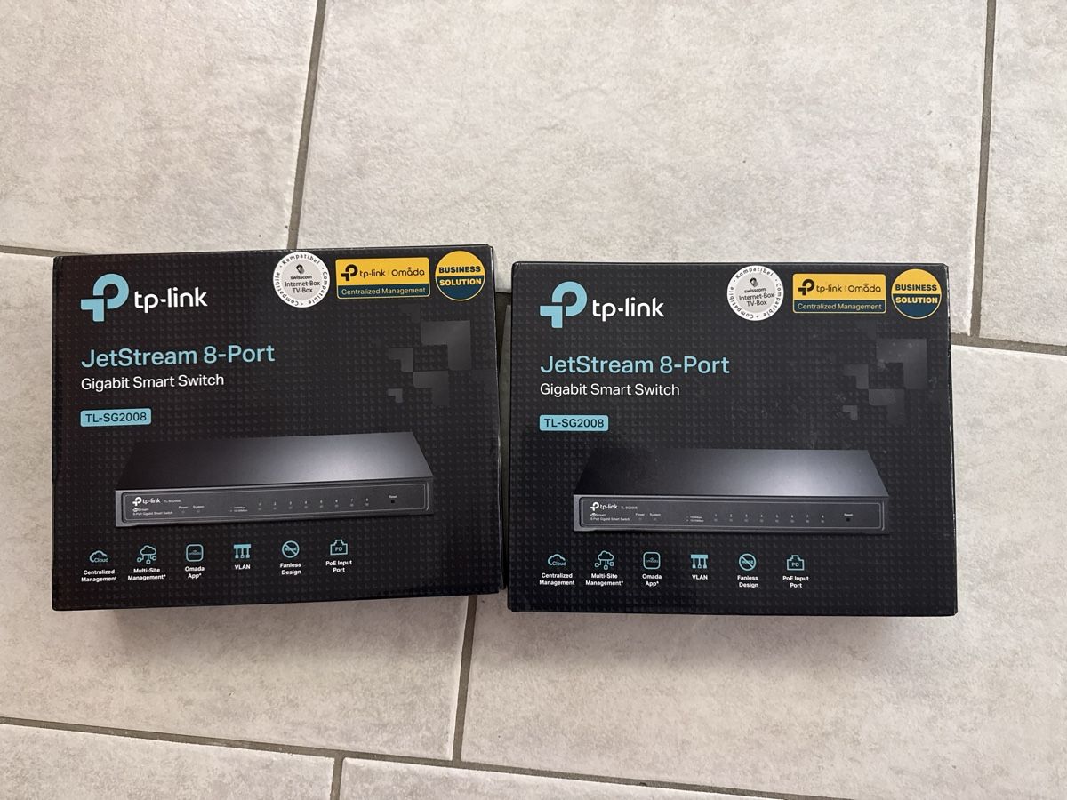 2 stk. Neuwertiger TP-Link JetStream 8-Port Gigabit Switch! (Neu ...