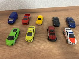 Spielzeugautos Metall 9 Stück diverse Modelle guter Zustand