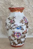 Dekorative Vase Miniatur Vogel Blumen 