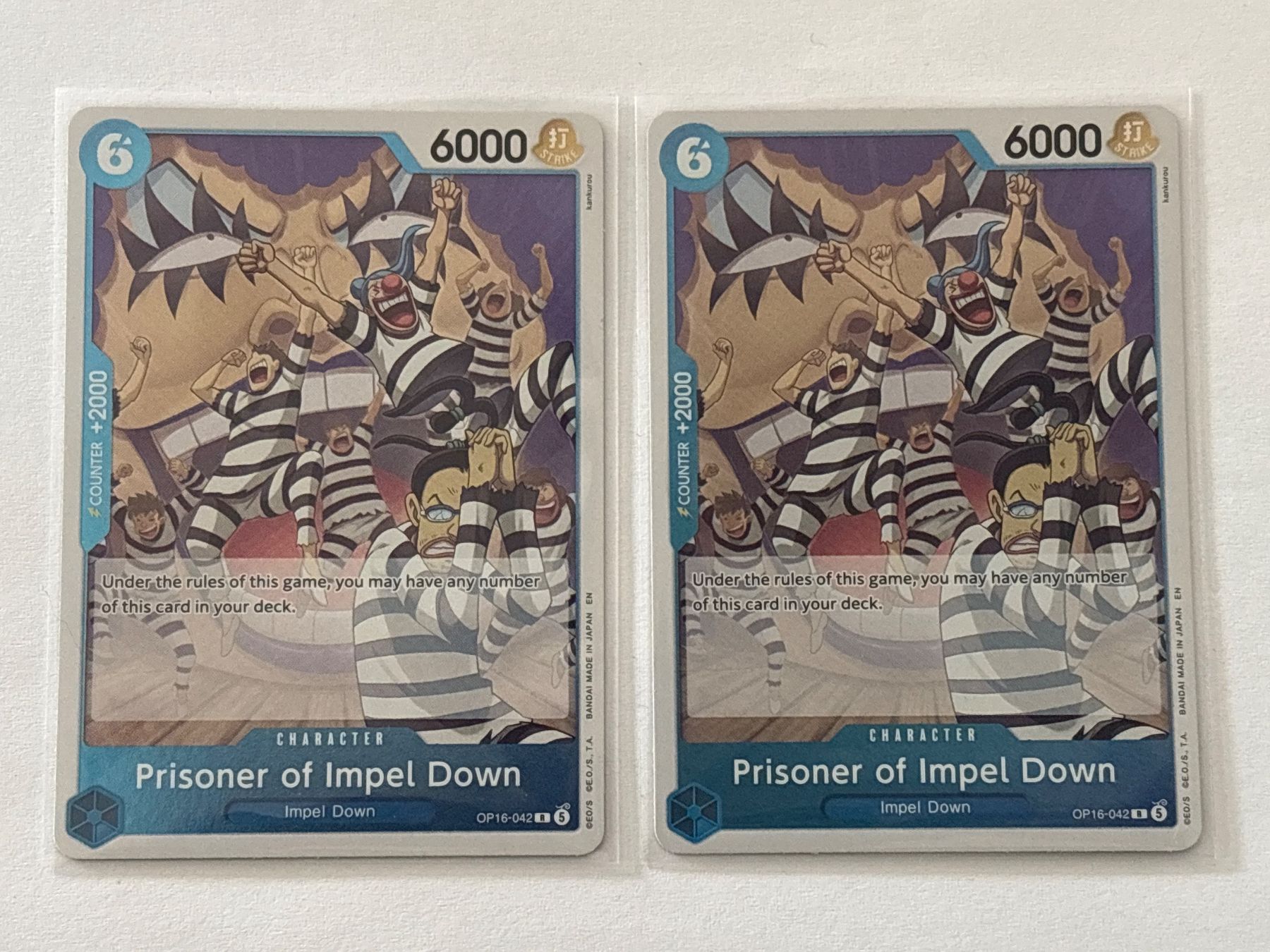 Bandai Carte collezionabili: One Piece TCG CARDS OP16-042 ENG – Nuovo (secondo la descrizione) da Schaffhausen venduto da Brickorama0815