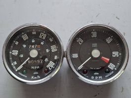 Kilometer- und Tourenzähler Triumph (?)