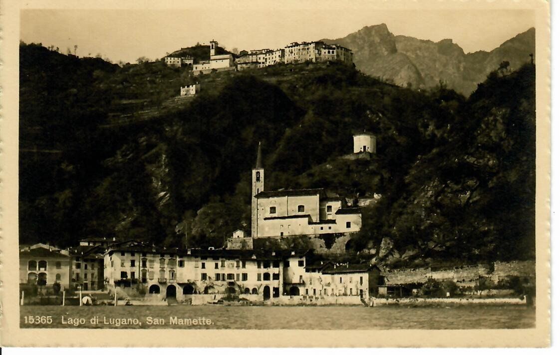 Cartoline postali: San Mamette - Lago di Lugano – Usato da Hochdorf venduto da Ziegel-16