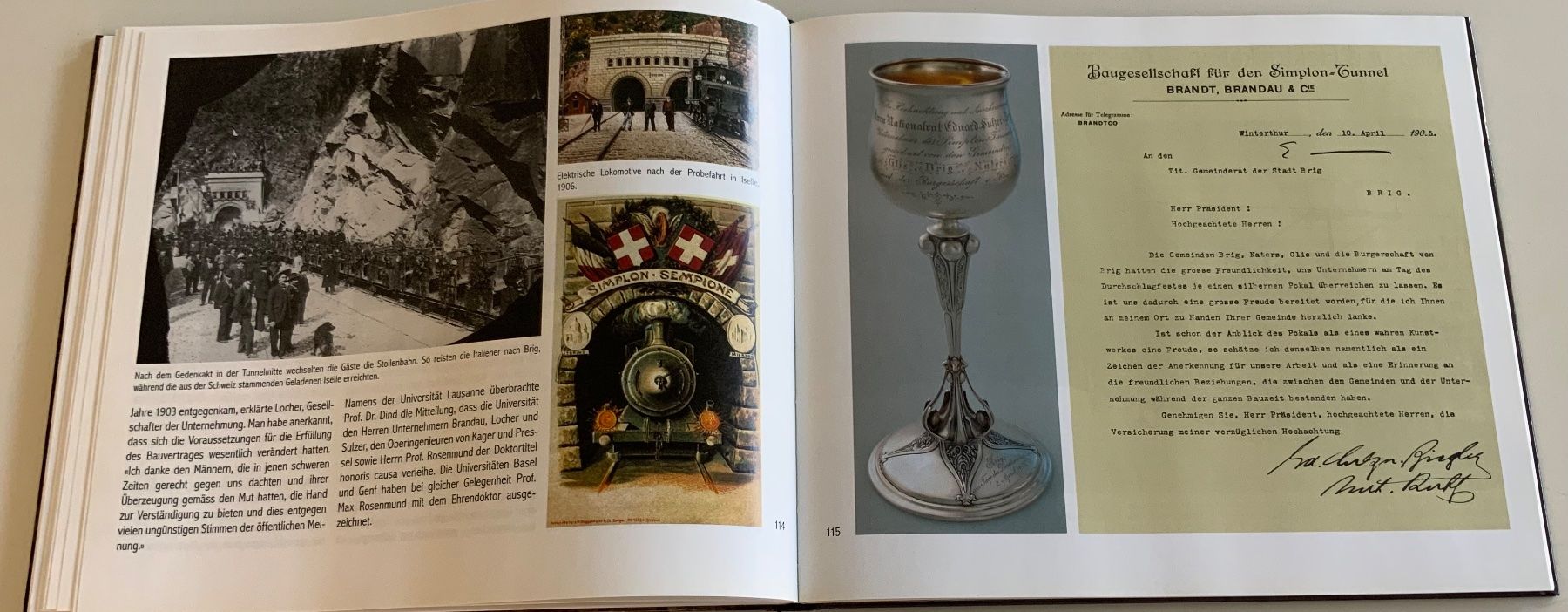Libri: 100 Jahre Simplontunnel - Georges Tscherrig – Usato da Crans-Montana venduto da plainemorte 5