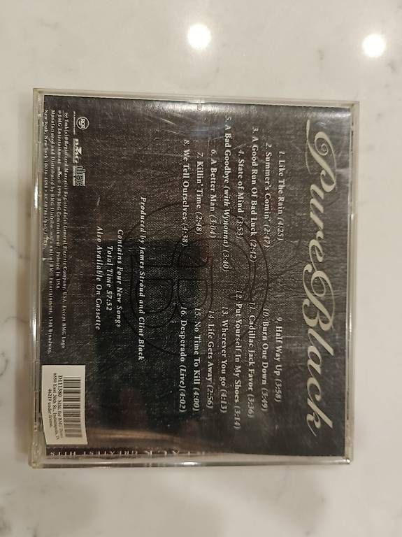 CD: Clint Black - pure black – Usato da Uster venduto da atarlos