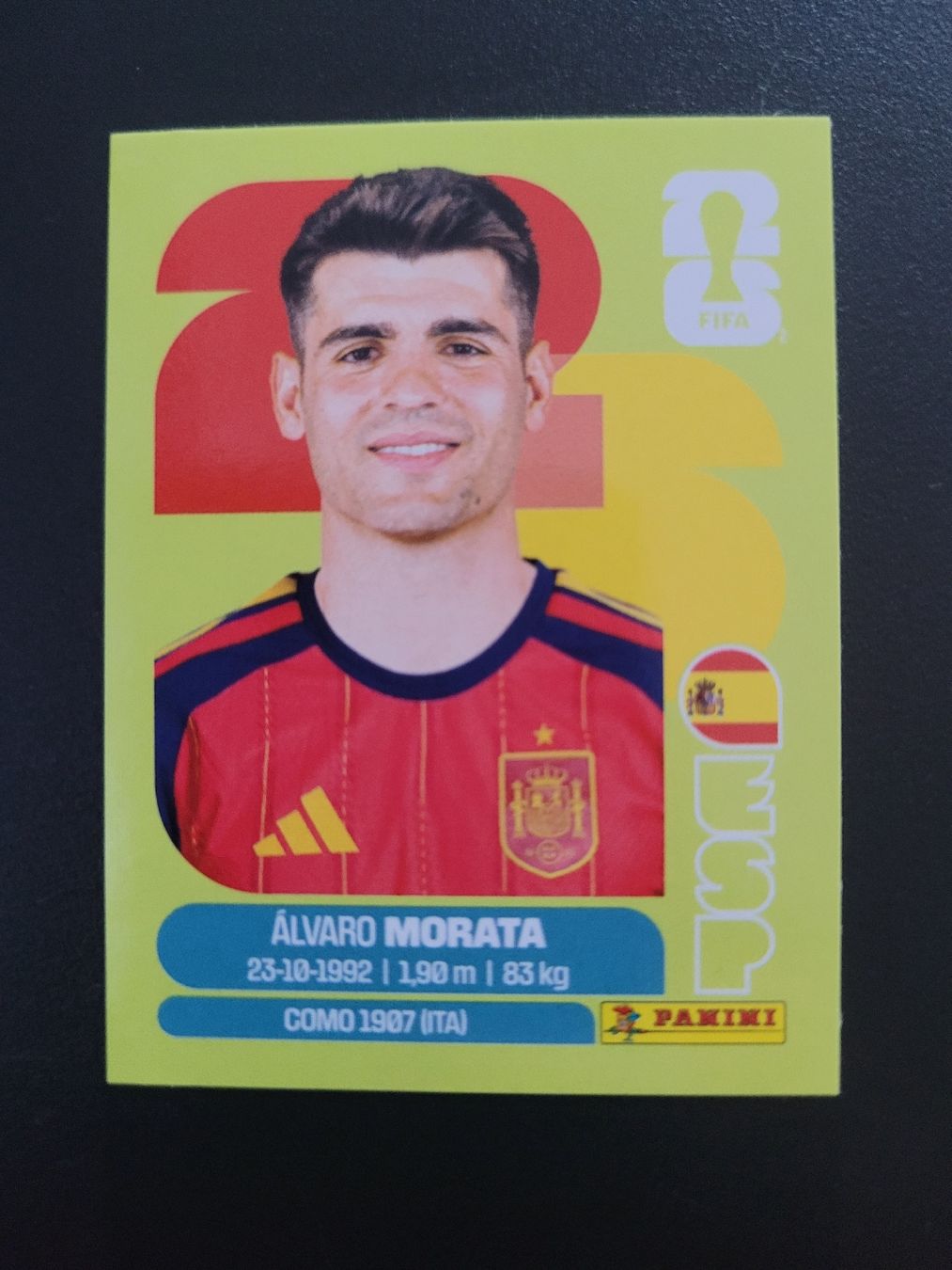 Panini Carte collezionabili: Panini World Cup 2026 Alvaro Morata – Nuovo (secondo la descrizione) da St-Maurice venduto da happy.family