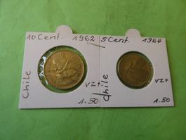 Chile 1974/75, Set 2 x 100 Escudos