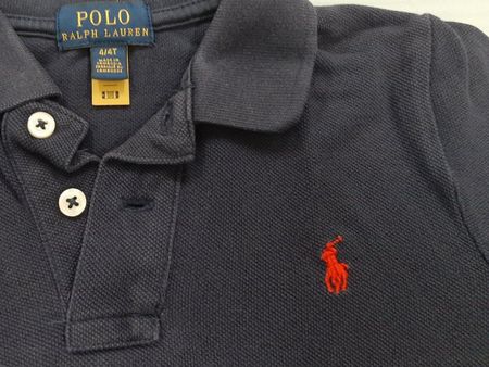 Orig. RALPH LAUREN Polo-Shirt 104/4J,Dunkelblau,GuterZustand